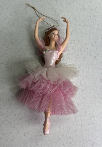 2007 FLOWER BALLERINA BARBIE Hallmark Keepsake Christmas Ornament Vintage - Picture 2 of 7