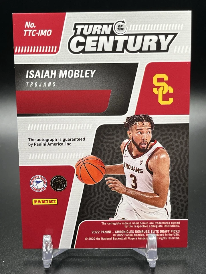 2023 Chronicles Draft Picks - Donruss Elite Turn of the Century Isaiah Mobley - Image 2 of 2