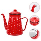  Induktions Wasserkocher Teekesselchen Emaillierte Kaffeekanne Dekorationskessel