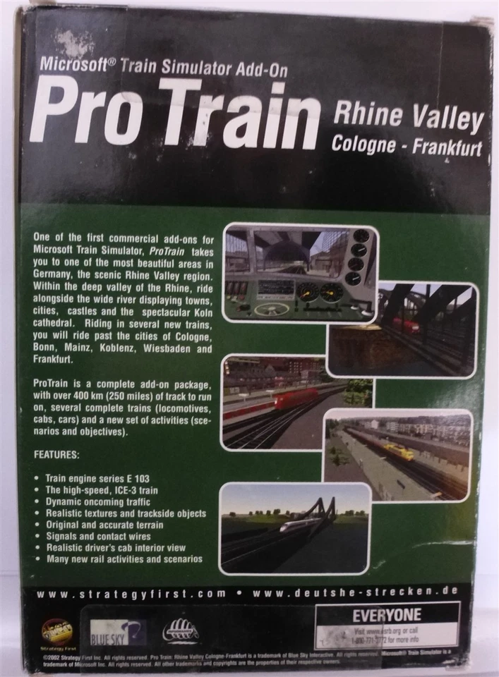 Video Game PC Microsoft Train Simulator Add-On Pro Train NEW SEALED Box see pics - Image 2 of 3