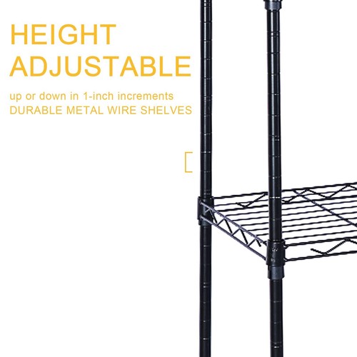 Heavy Duty 6-Tier Storage Shelves, 17'' D x 11'' W x 63'' H Adjustable Shelvi... - Picture 5 of 7