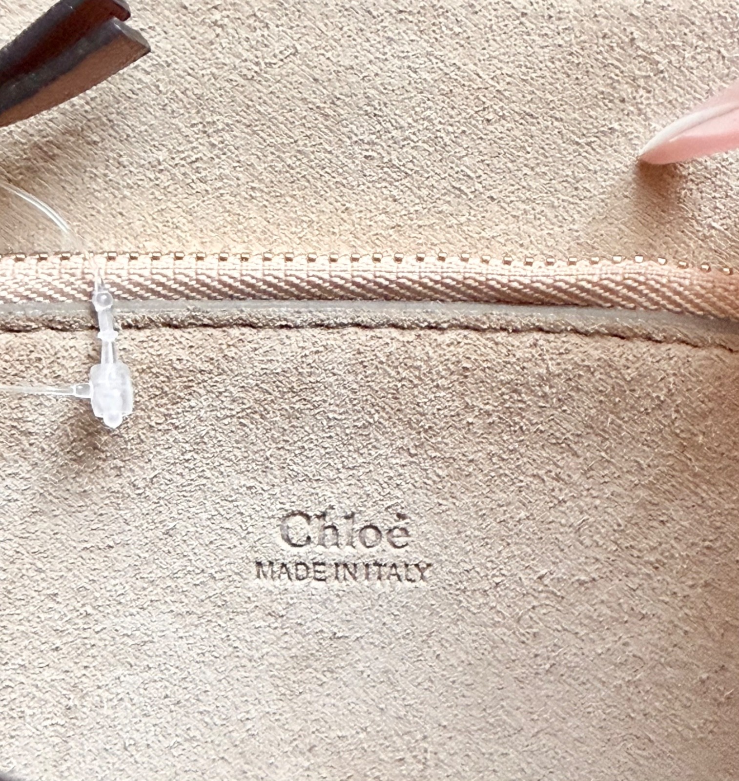 Chloe Multicolor Patchwork Suede & Caramel Leathe… - image 9