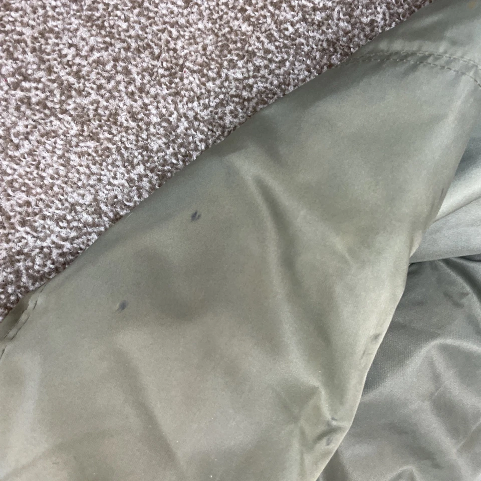 Vintage Flying Jacket Fur Hood Type N-3B Style Green Military Arctic Parka L - Image 4 of 4