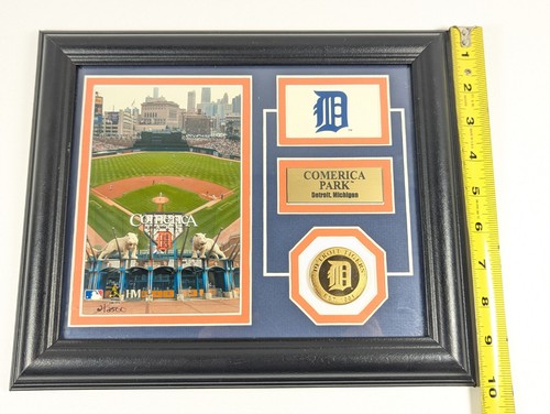MLB Detroit Tigers Comerica Park Plaque Highland Mint Coin Ltd Ed #0002/2500 - Picture 13 of 15
