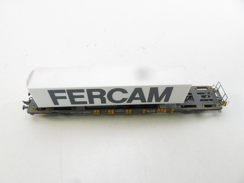 (WQ082) KombiModell H0 DC Taschenwagen HUPAC, 33 85 450 6 318-6, LKW-Aufliege... - Picture 6 of 8