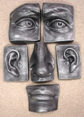 Michaelangelo/'s David Ears Pair Wall Plaques Sculpture