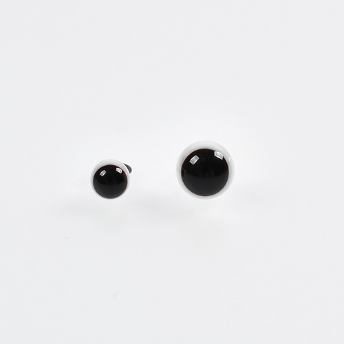 10X Black Glass Dome Eyes with Wire Loop Bear Doll Eye Making Sewing Craft - Picture 8 of 23