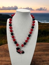 Homemade Minnie Mouse Beaded Necklace Costume Jewelry Kids Dress Up Large Beads
