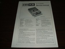 ITT - SL51 Cassette Player - Service manual