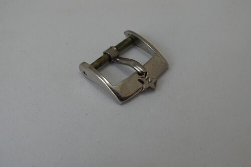 Hebilla Zenith 14 mm, acero inoxidable original vintage - Imagen 2 de 6