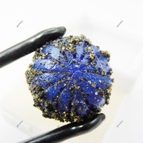 Natural Round Rough Blue Sapphire 81.55 Ct Loose Gemstones CERTIFIED - Picture 1 of 14