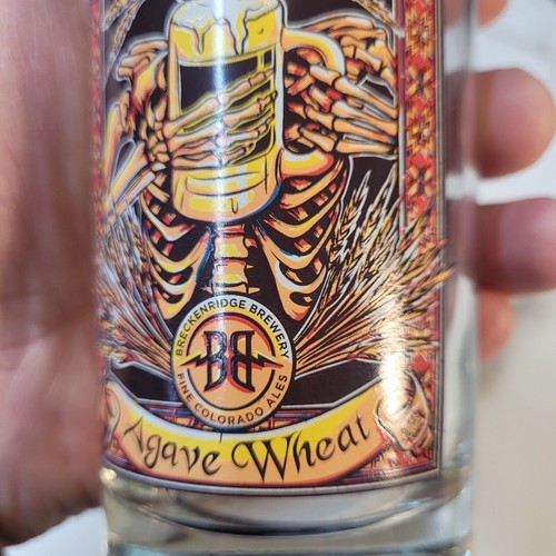 Skull Glass AGAVE Beer DAY of the DEAD Dia DeLos Muertos Breckenridge Brewery CO - Picture 7 of 9