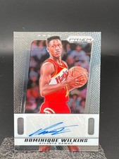 2024-25 PANINI Deca Prizm Dominique Wilkins Signatures Hawks #9574 S
