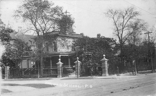 HARVARD SCHOOL RPPC, CHICAGO ILLINOIS, POSTAL VINTAGE (SX 741) - Imagen 1 de 2