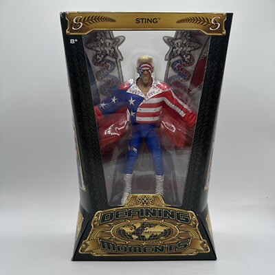 WWE Elite Defining Moments WCW Sting Wrestling Figure Great American Bash Mattel