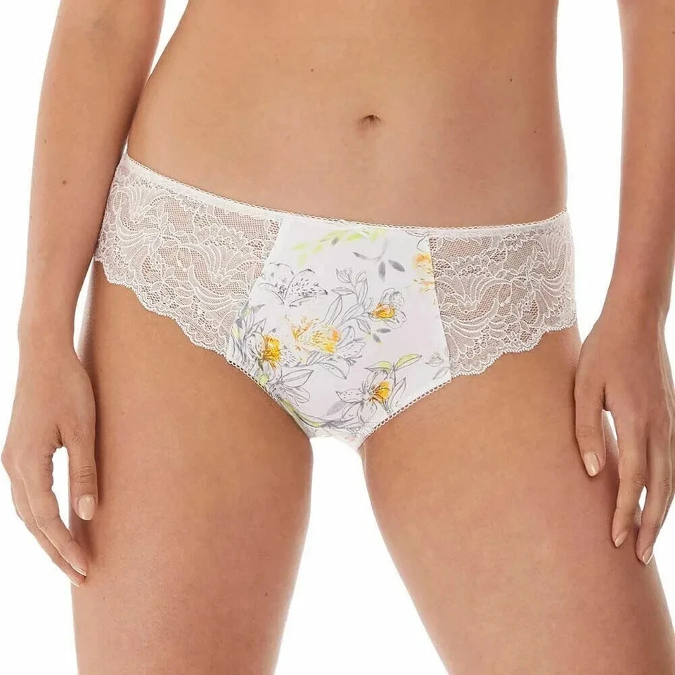 Braguitas Fantasie Tamara Brief Zest Talla S 10 12 Blanco Floral Encaje 6865 Nuevas Foto 4 de 4