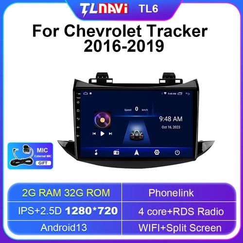 For Chevrolet Tracker Trax Multimedia Player Carplay Stereo Car Radio GPS Navi - Picture 16 of 23
