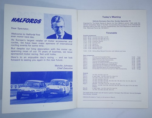 Programas de deportes de motor Donington Park 1977 a 2021 - F1, F5000, F3, F2, BTCC y GT - Imagen 24 de 210