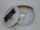 Voluspa Santal Vanille Candle Tin 4 Oz Coconut Wax Natural Wicks Vanilla