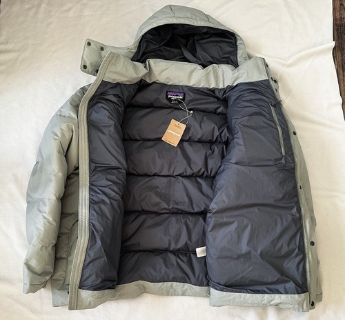 NEW Patagonia Men's 2XL Downdrift Insulated Hooded Jacket Coat Sleet Green $329 - Picture 10 of 13