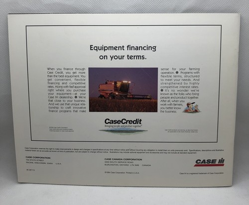 1994 CASE-INTERNATIONAL 2100 SERIE AXIAL-FLOW KOMBINATOREN.  LIT # AE 087114 - Bild 2 von 2