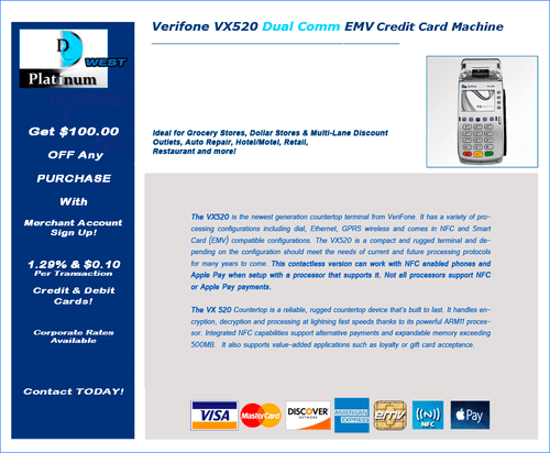Verifone VX520 DUAL COMM MIT EMV Kreditkartengerät **ENTSPERRT** CHIP AKZEPTIERT - Bild 2 von 2