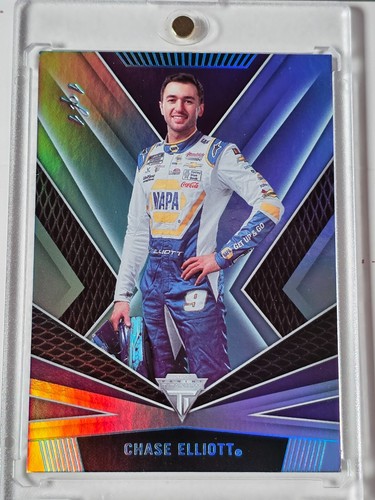 2023 CRONICLES RACING NASCAR CHASE ELLIOTT TITANIUM HOLO PLATINUM BLUE 1/1 SP