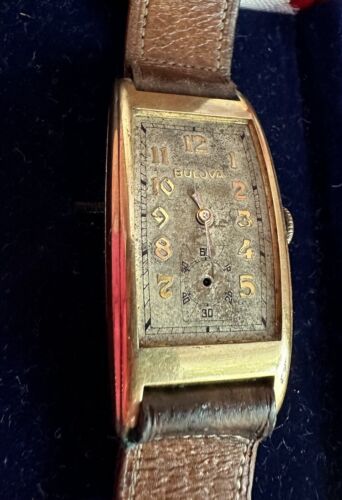 Bulova Marshall Swiss 10k Gold Filled Mechanical Watch Works 17 Jewels - Picture 3 of 24