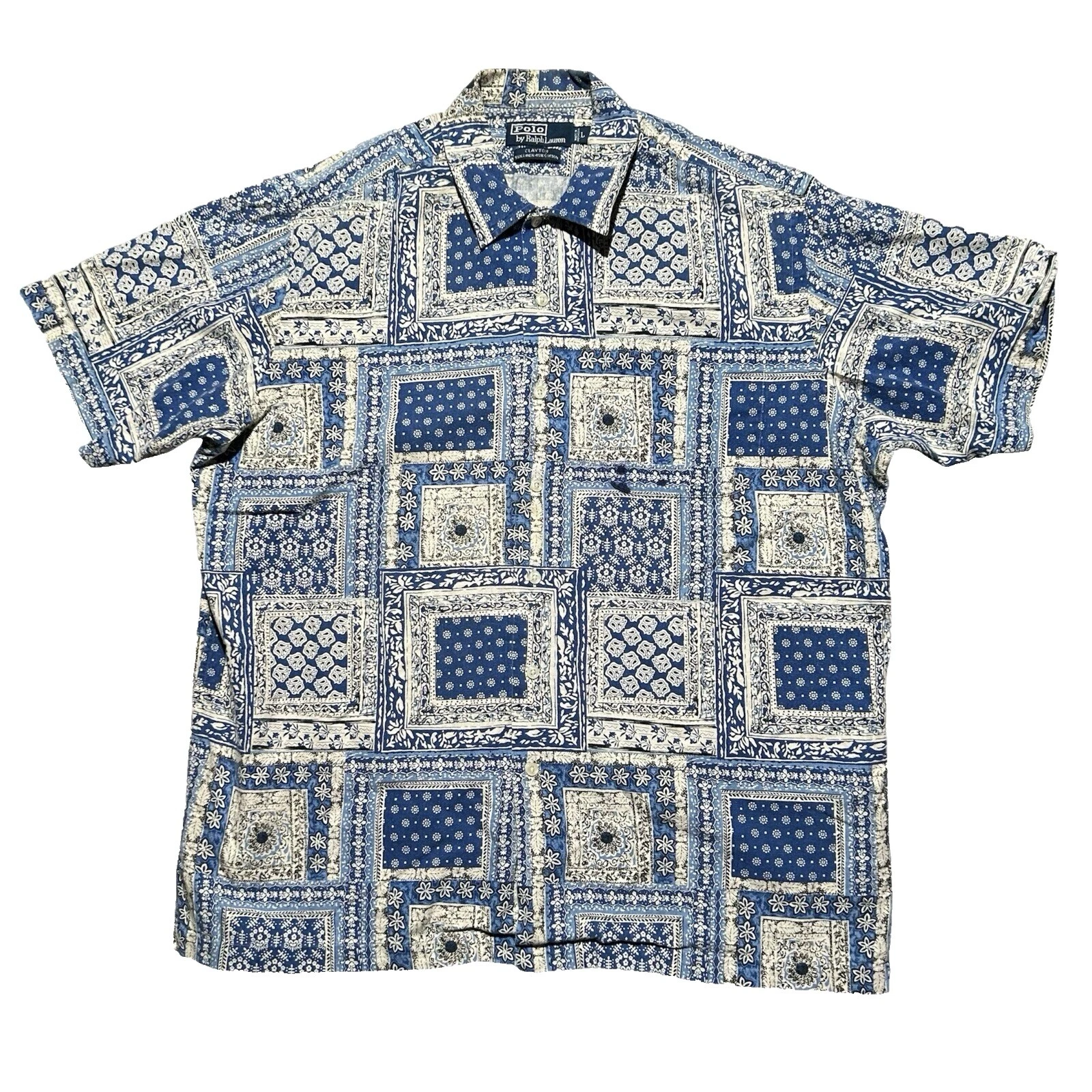 Polo Ralph Lauren Linen Paisley Casual Button-Down Shirts for Men