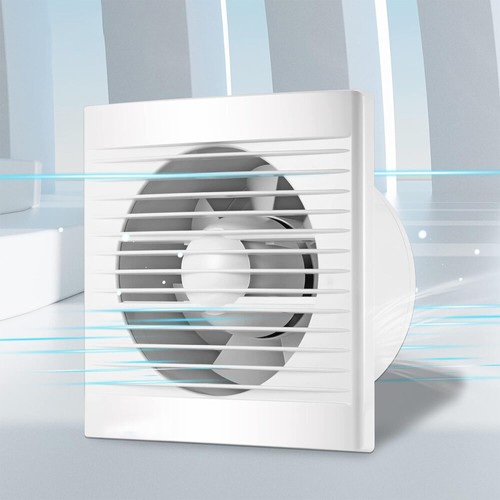 Badlüfter leise 100mm mit Feuchtesensor Nachlauf Bad WC Wand Ventilator Abluft - Bild 11 von 18