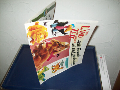 IN EINEM LAND VOR UNSERER ZEIT Quelle Katalog Beilage 1988 SAURIER AUFKLEBER #4
