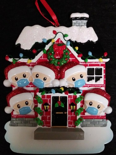 Quarantined Family Personalized Holiday Ornament polar X U Pick - Picture 9 of 12