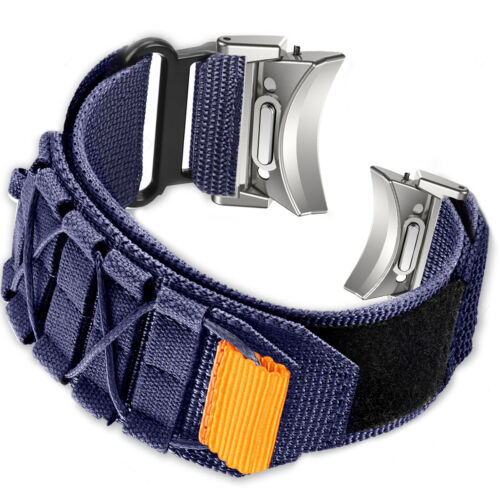 Quick Fit Nylon Band For Samsung Galaxy Watch 6 Classic 43/47mm 6 5 4 Loop Strap - Picture 12 of 22