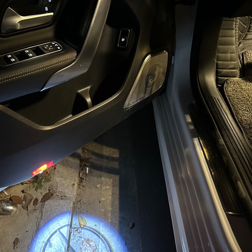 4tlg Edelstahl Lautsprecher Abdeckung Blende Für Mercedes GLA H247 GLB X247 - Bild 4 von 11