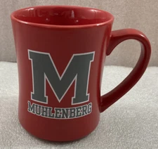 Muhlenberg University red coffee MUG 4.5"H by RFSJ Inc. 