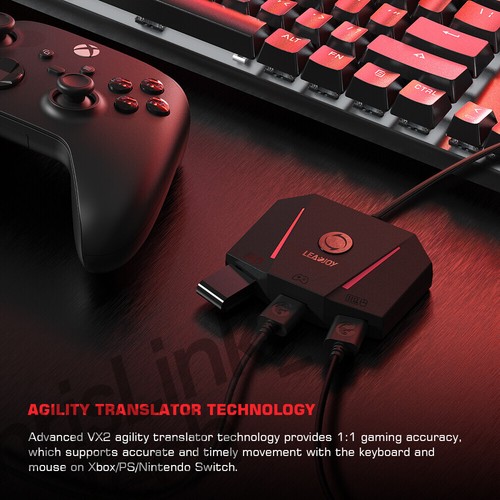 Leadjoy VX2 Game Adapter Wired 3.5mm Studio Jack for Switch, Xbox, PS4, PS5 - Picture 9 of 16