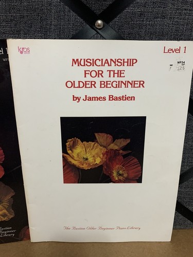 Lot Of 2 The Older Beginner Piano Course by James Bastien Level 1 Paperback - Picture 3 of 5