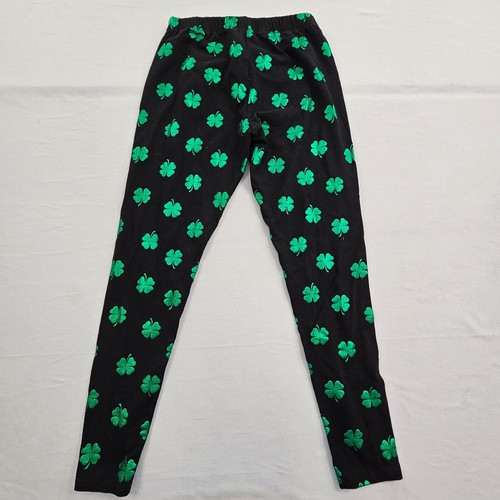 St Patrick's 4 Leaf Clovers No Boundaries Cotton Blend Pajama Pants Juniors M - Picture 2 of 11