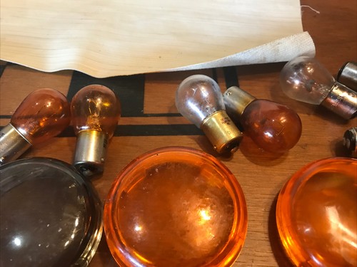 Harley Davidson 4 Amber HD-2 DP 85 Turn Signal Reflectors 8 Other Lens & Bulbs - Picture 7 of 9