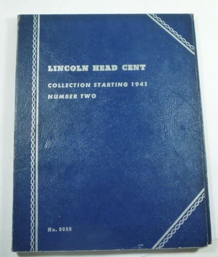 1941 - 1964 Lincoln Cent Set in Whitman Folder 64 Coins