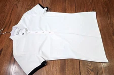 Ego7 New Competition Polo Show Shirt Short Sleeve white IT 46 EU 42 US 10 $149