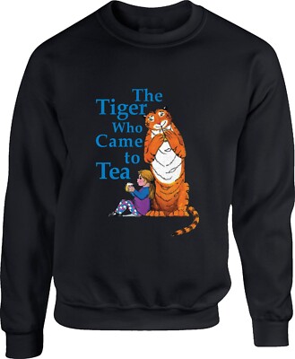 World Book Day Jumper The Tiger Who Came To Tea Story Book Lover Gift Sweatshirt