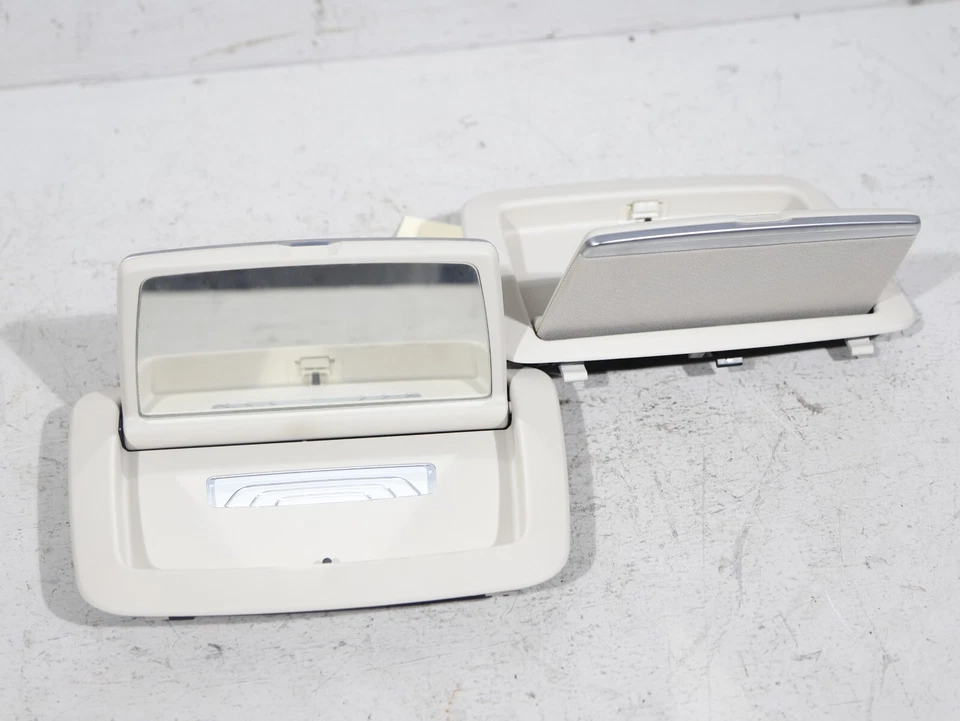 16-22 BMW 740I G12 ROOF REAR LEFT RIGHT OVERHEAD DOME LIGHT LAMP W/ MIRROR OEM - Image 3 of 4