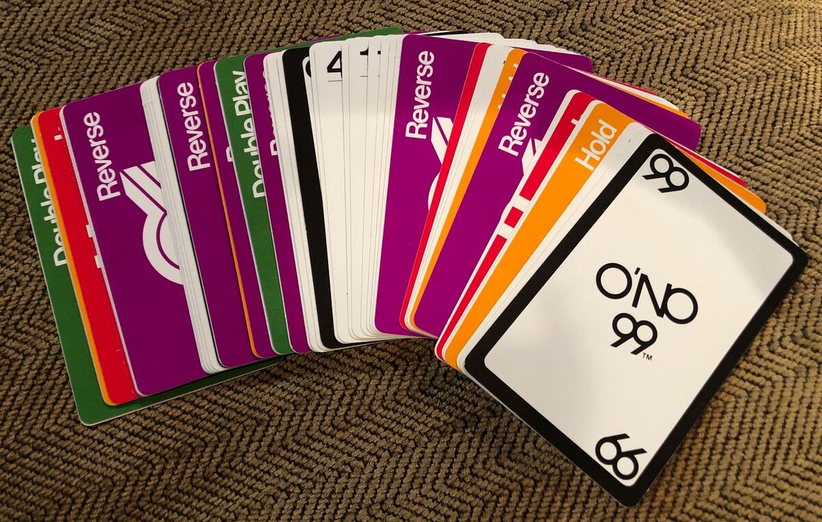 O'NO 99 Card Game 1980 from UNO Complete Cards Tokens O'NO 99 Card Game 1980 from UNO Complete Cards Tokens