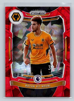 Rayan Ait-Nouri 2021 Panini Prizm Premier League Soccer #50 Red Cracked Ice