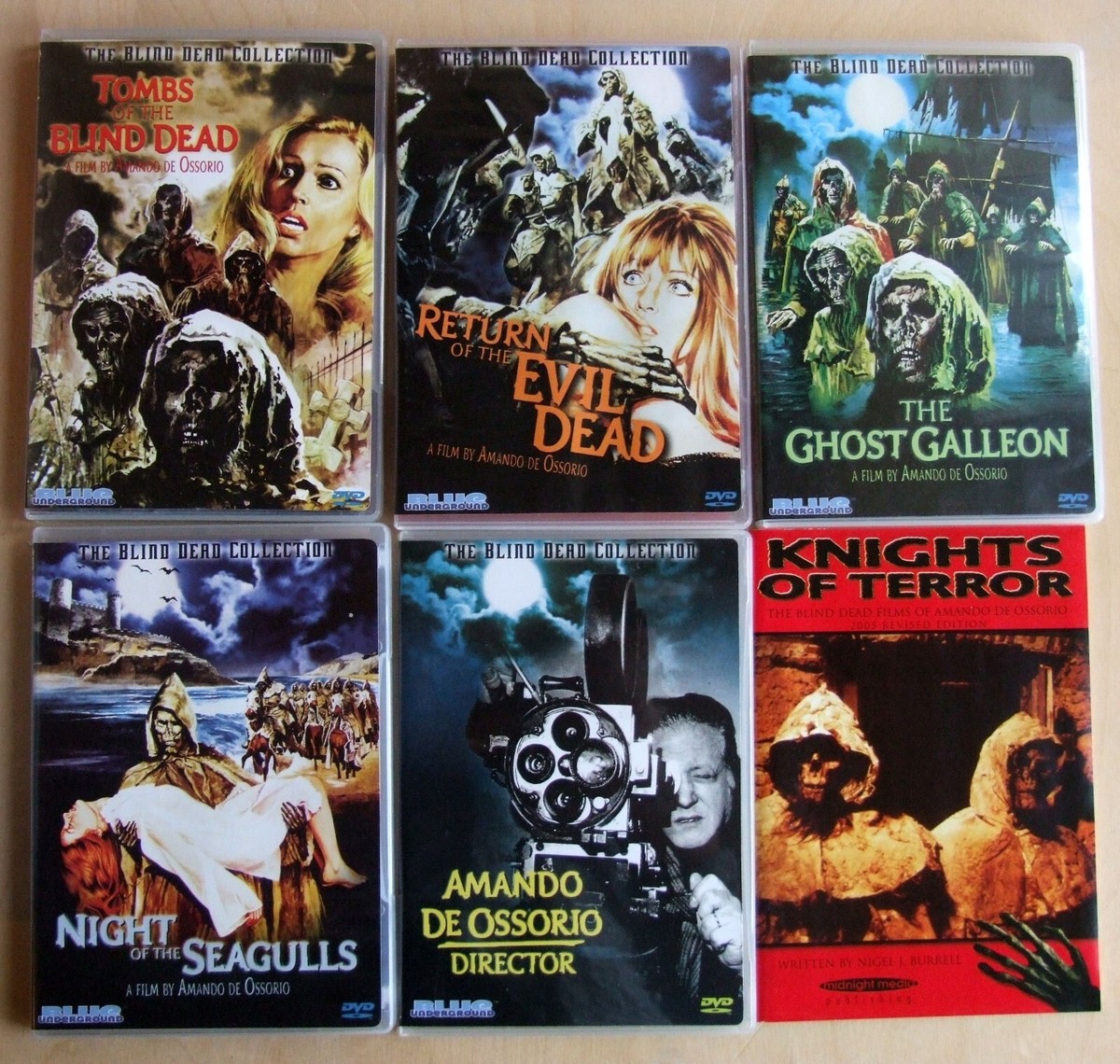 The Blind Dead Collection (coffin box DVD 5-disc Blue Underground