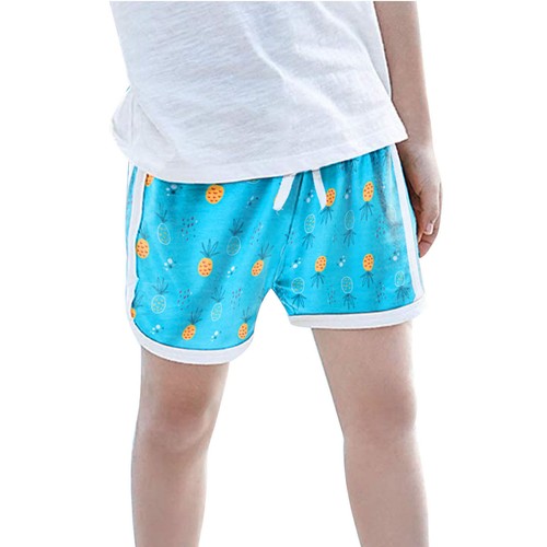 Summer 2-8 Years Boys Girls Cartoon Floral Printed Sport Shorts Kids Beach Short - Picture 22 of 33