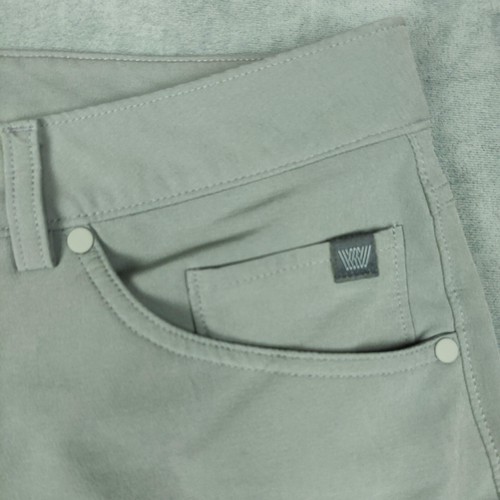 Pantalone Mack Weldon Uomo 34x32 (34x30,5) Grigio Raggio 5 Tasche Tech Golf Elasticizzato - Foto 5 di 17