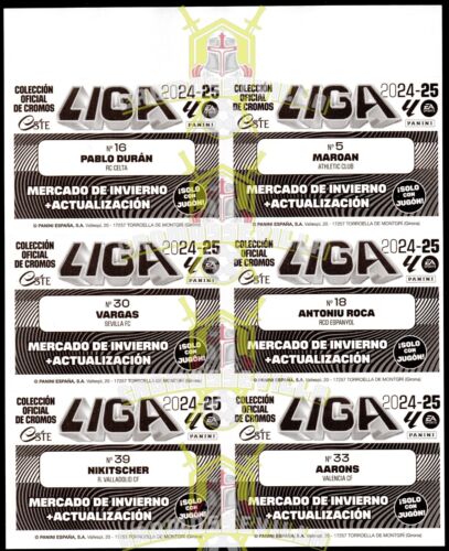 HOJA MERCADO DE INVIERNO + ACTUALIZACION 2024 2025 ⚽ LA LIGA ESTE PANINI 24/25 - Imagen 25 de 38