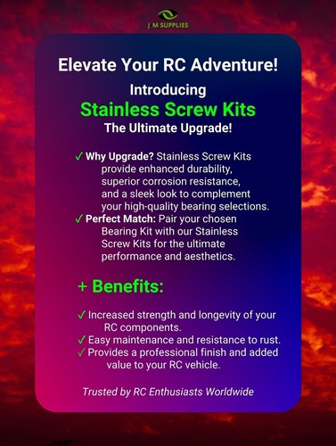 RCScrewZ Rubber Shielded Bearings kyo172r for Kyosho Inferno Neo 2.0 31684 | SET - Picture 11 of 15